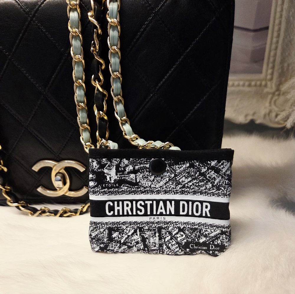 Dior Monochrome Mini Bag with Chain